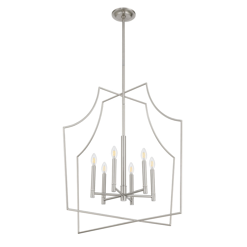 Declan 34" Pendant Light - Brushed Nickel