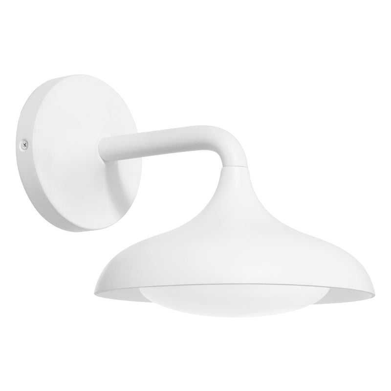 Chester 8" LED Exterior Wall Sconce - Textured White