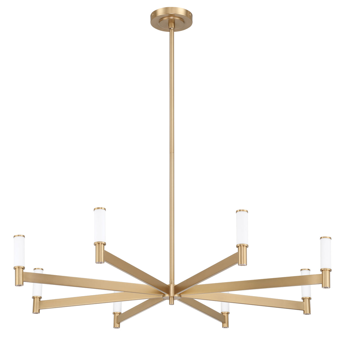 Ines 42" LED Chandelier - Champagne Gold