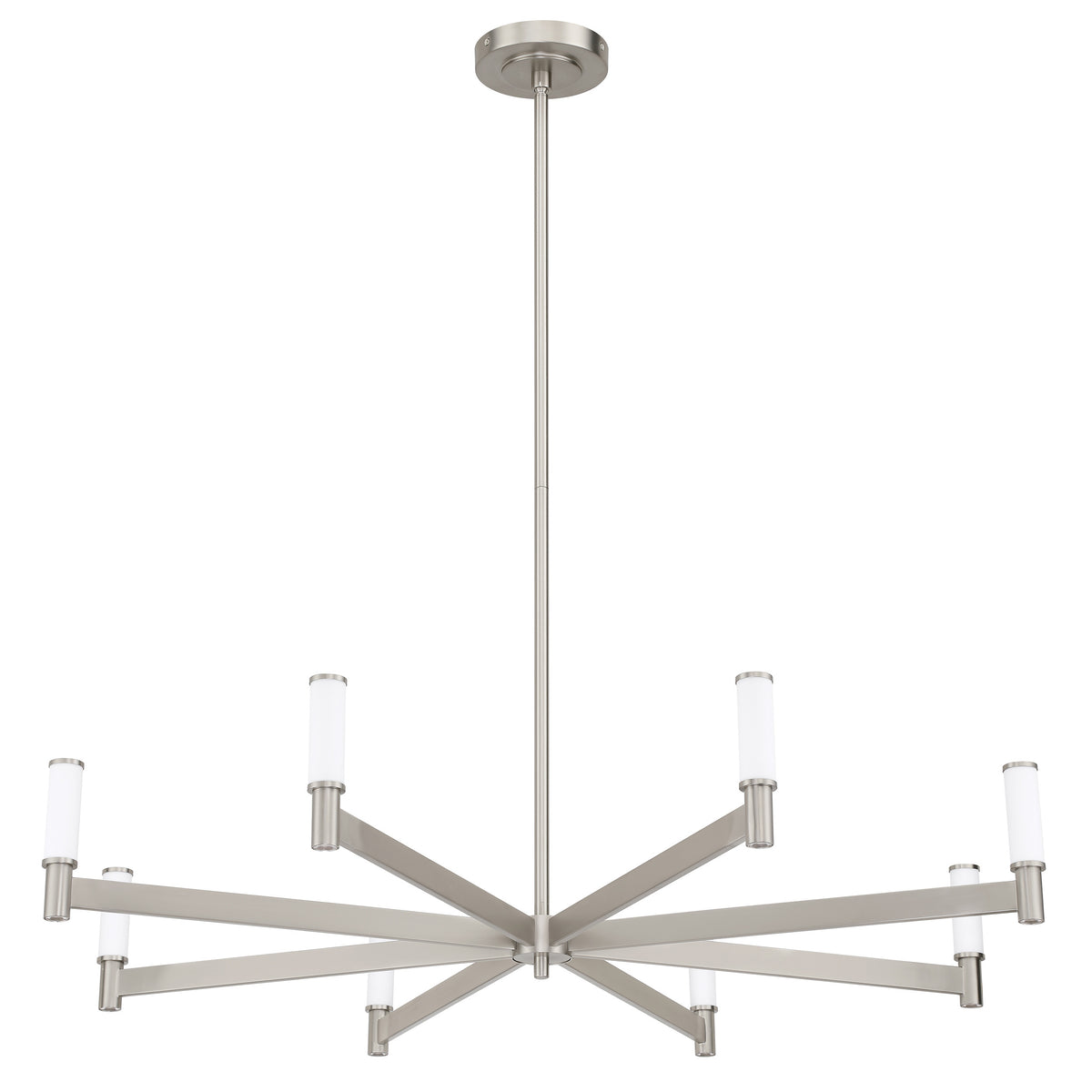 Ines 42" LED Chandelier - Brushed Nickel