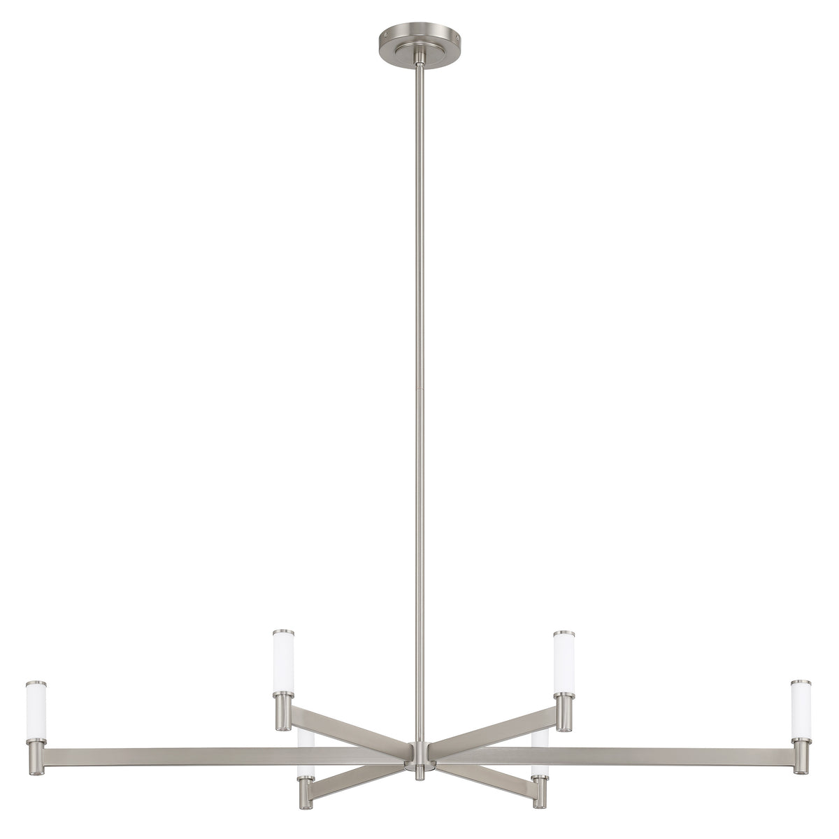 Ines 52" LED Linear Chandelier - Brushed Nickel
