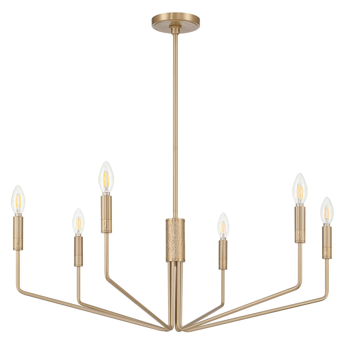 Dylan 32" Chandelier - Champagne Gold