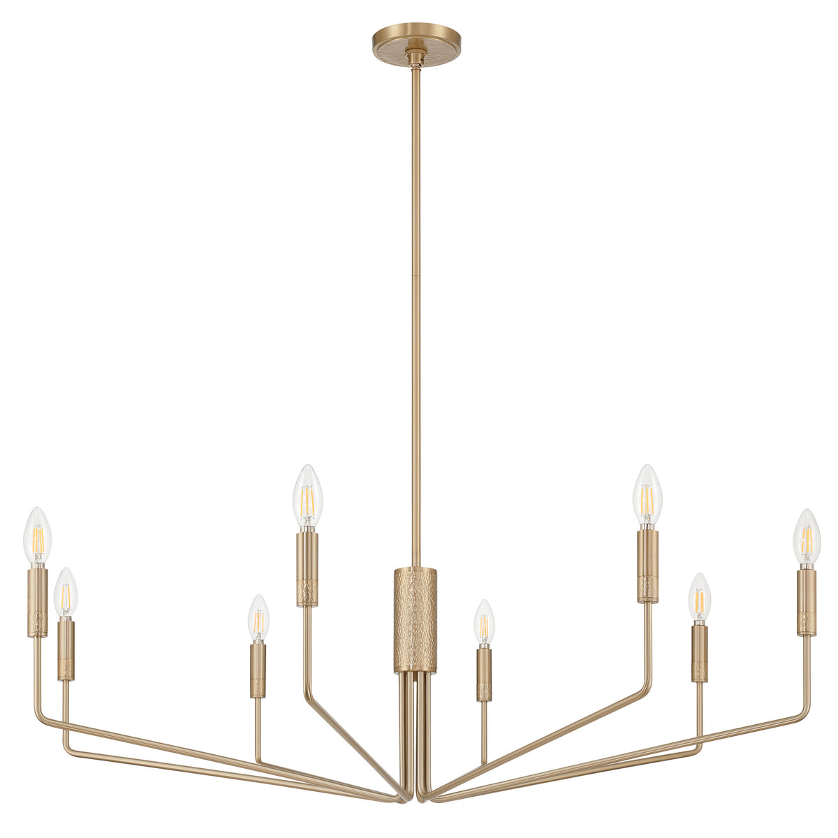 Dylan 42" Chandelier - Champagne Gold