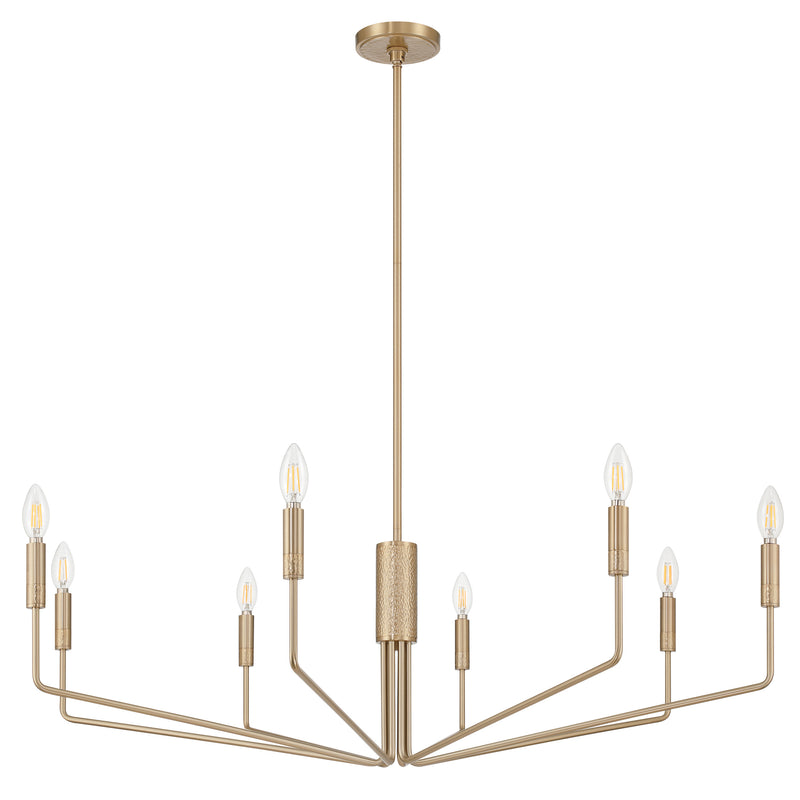 Dylan 42" Chandelier - Champagne Gold