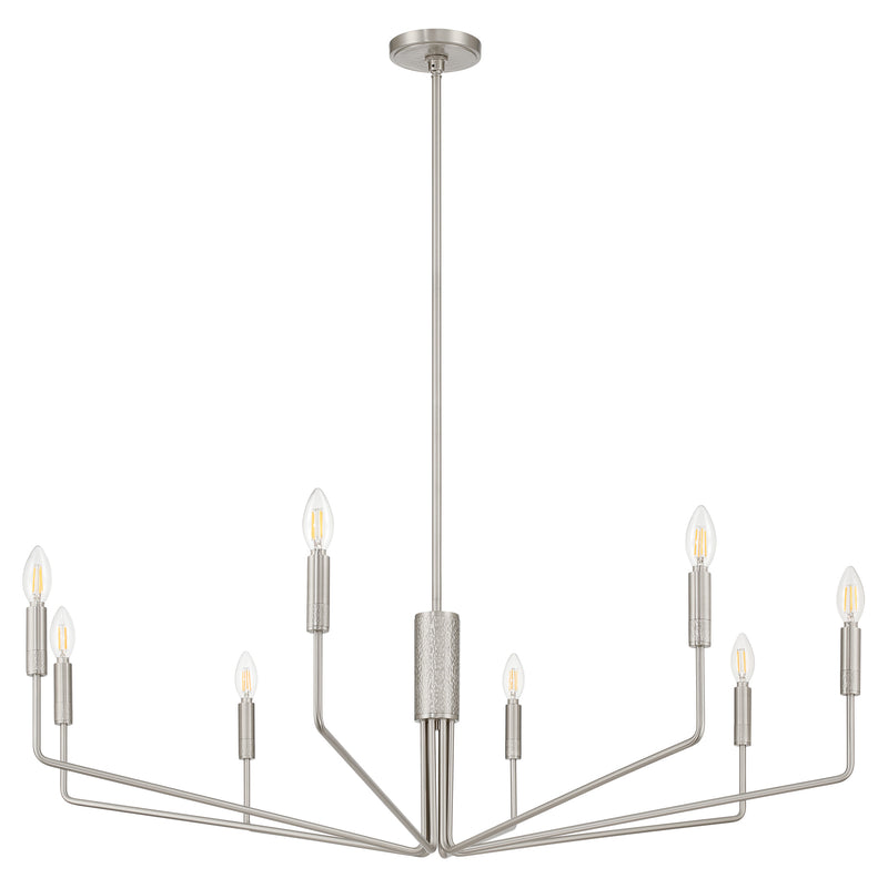 Dylan 42" Chandelier - Brushed Nickel