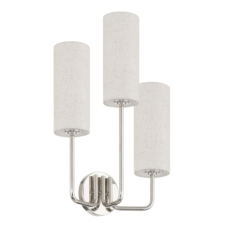 Quinn 22" Wall Sconce - Polished Nickel