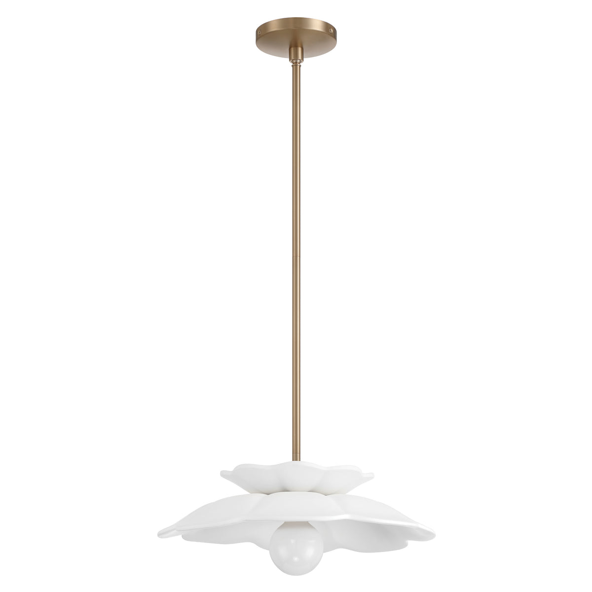 Ophelia 16" Convertible Pendant - Champagne Gold