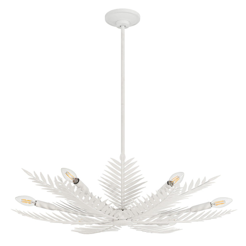 Areka 30" Chandelier - Plaster White