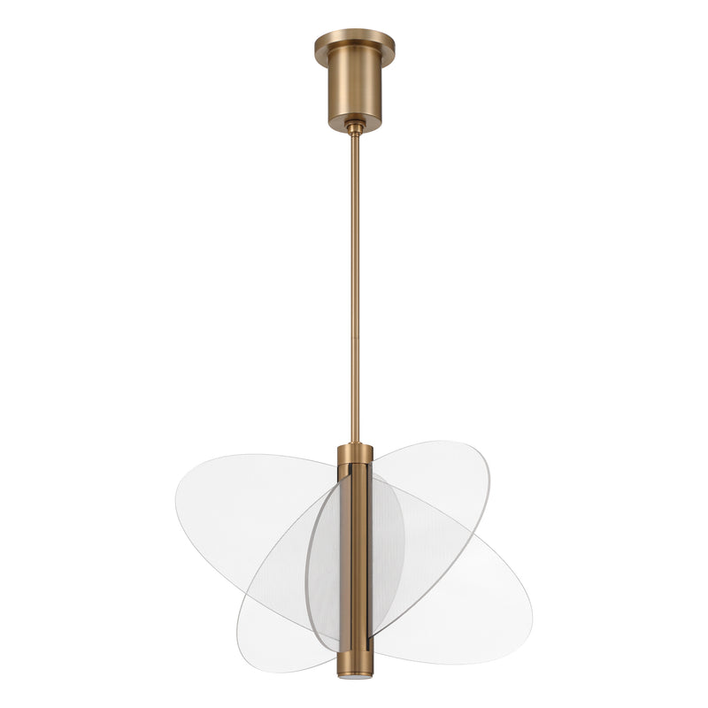 Isabella 20" 5CCT LED Pendant Light - Champagne Gold