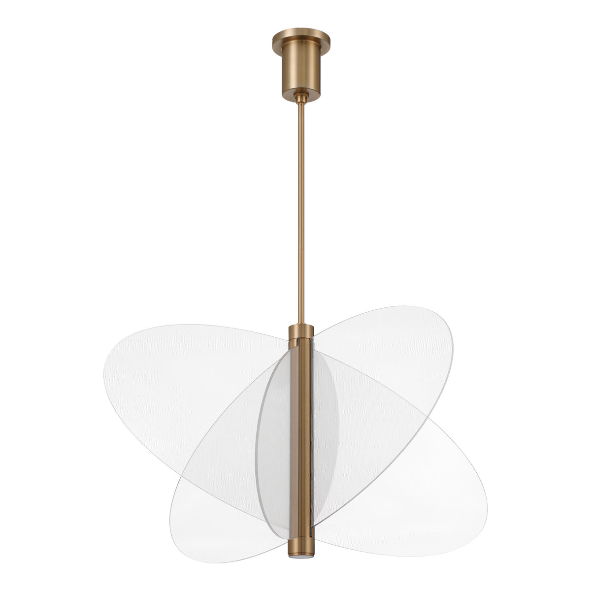 Isabella 30" 5CCT LED Pendant Light - Champagne Gold