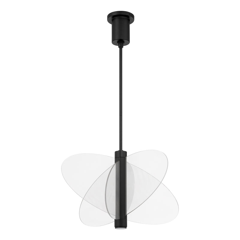 Isabella 20" 5CCT LED Pendant Light - Textured Black