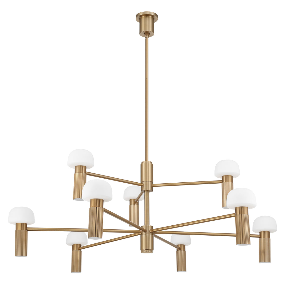 Callum 52" 5CCT LED Chandelier - Champagne Gold