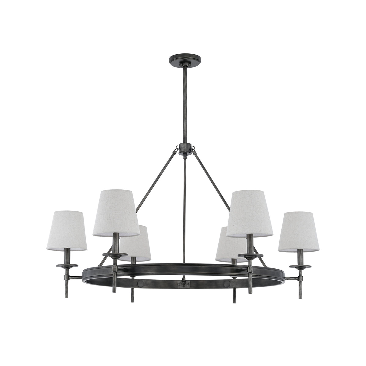 Whitman 40" Chandelier - Rustic Bronze