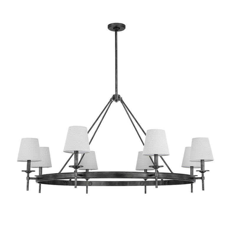 Whitman 52" Chandelier - Rustic Bronze