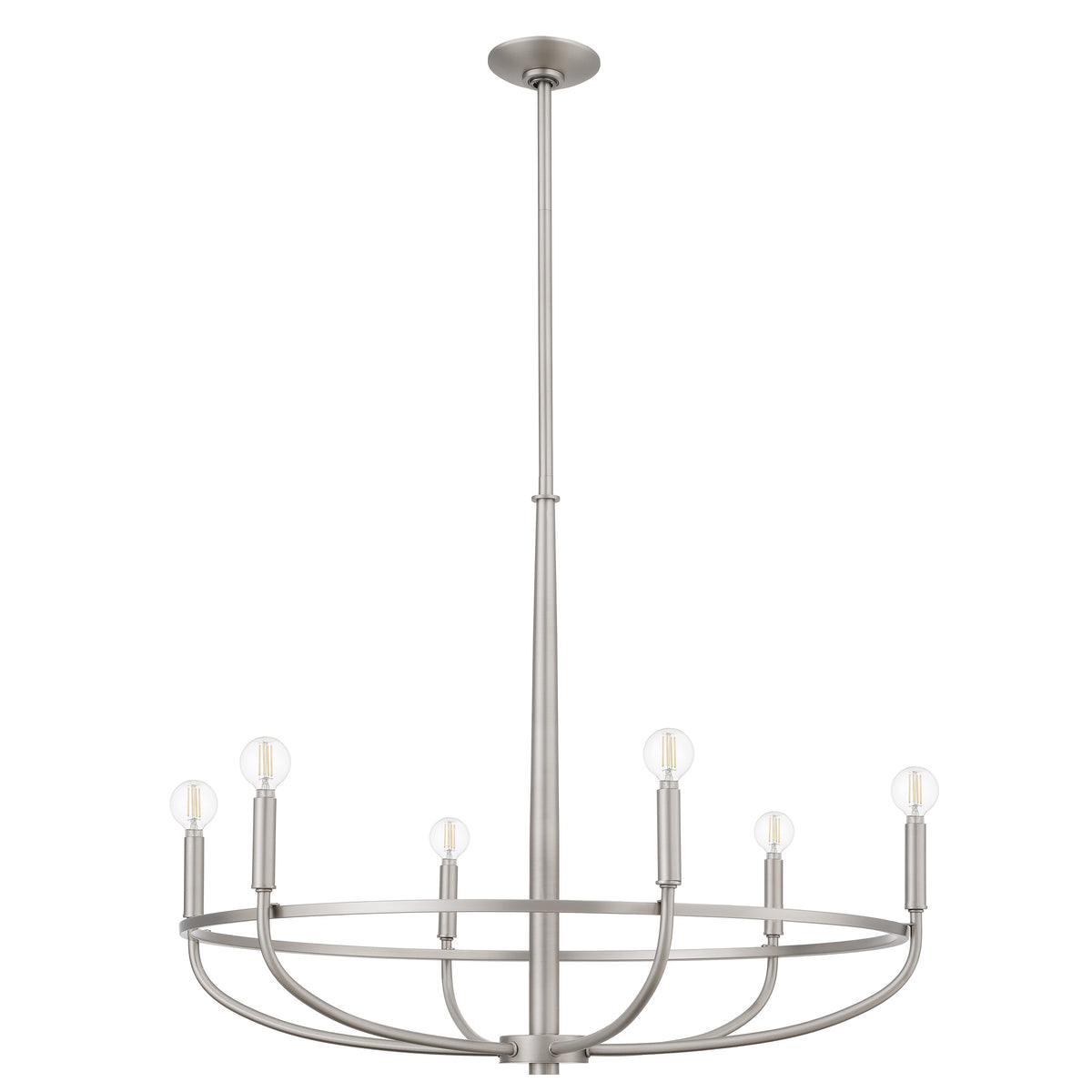 Walsen 32" Chandelier - Antique Nickel
