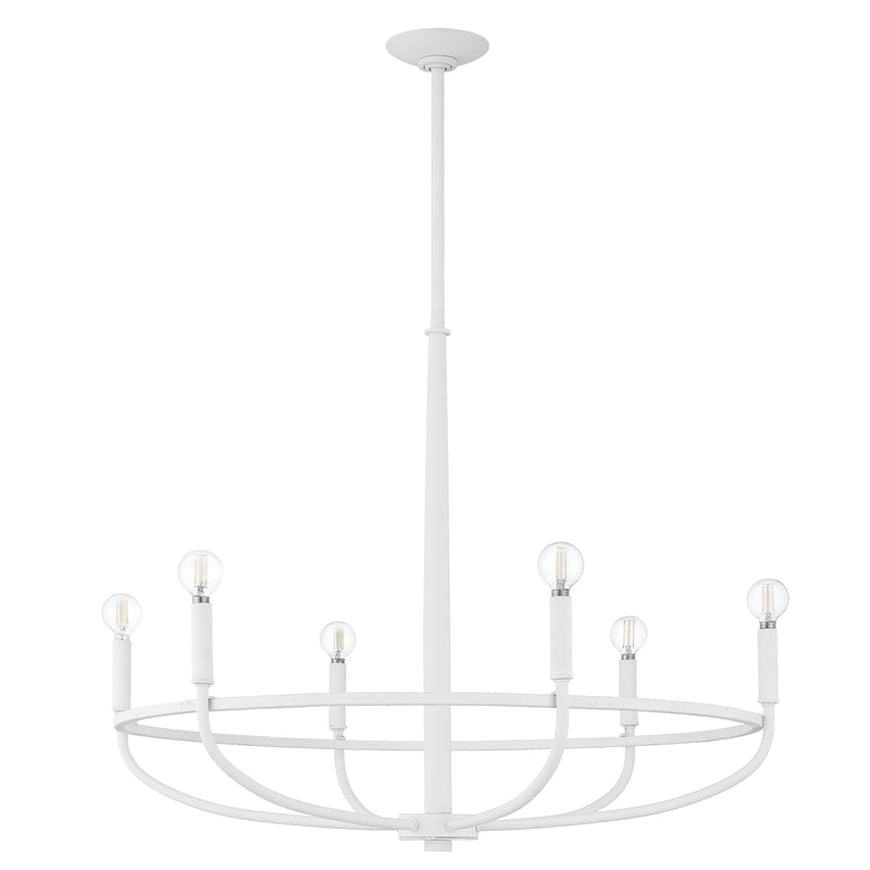 Walsen 32" Chandelier - Plaster White
