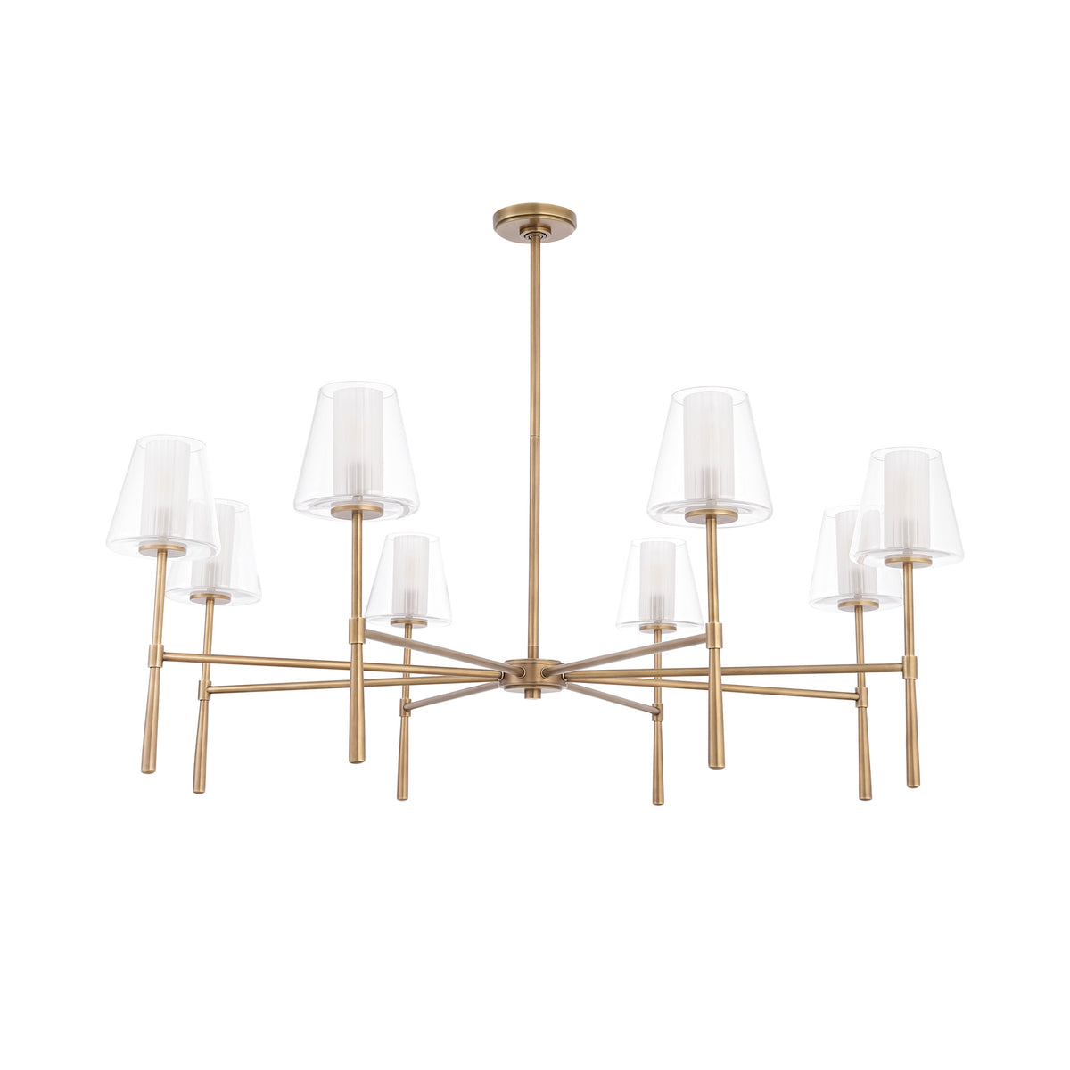 Montaine 48" Chandelier - Natural Brass