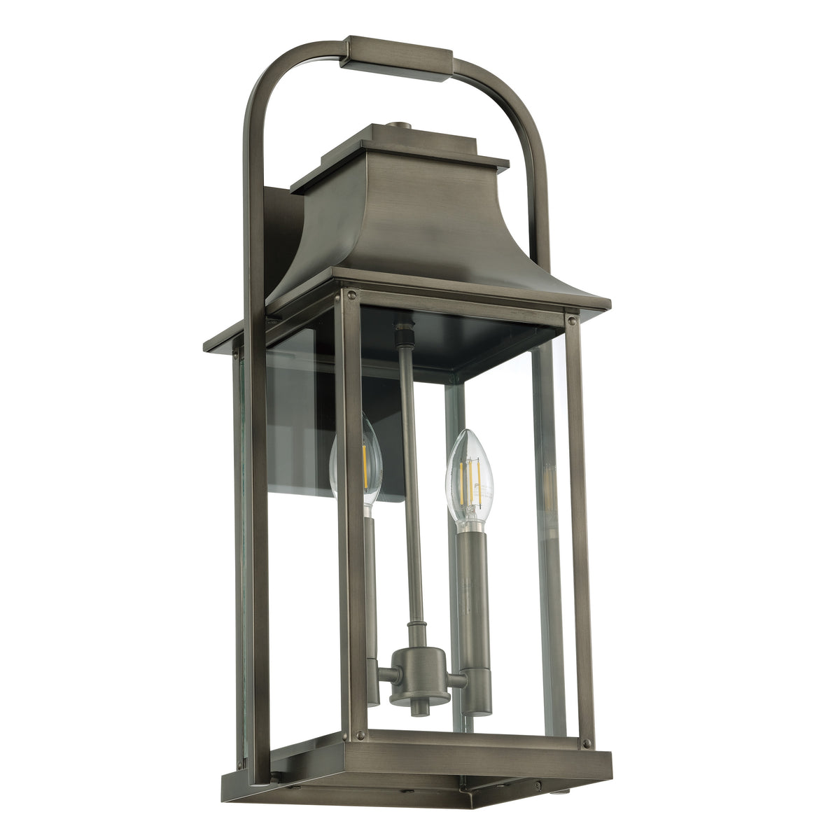 Hines Hill 21" Exterior Wall Sconce - Forged Bronze