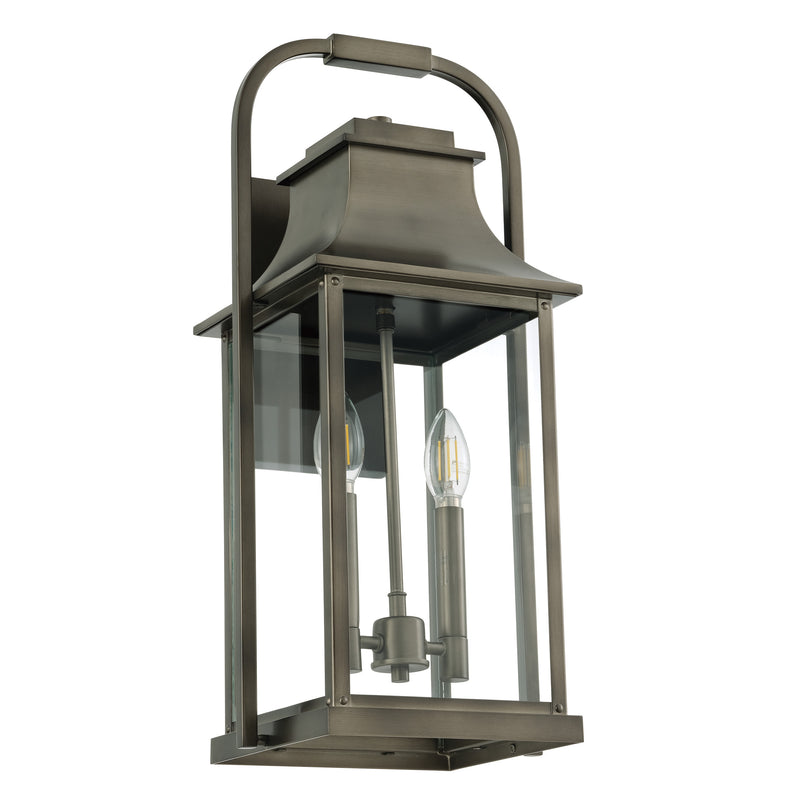 Hines Hill 21" Exterior Wall Sconce - Forged Bronze