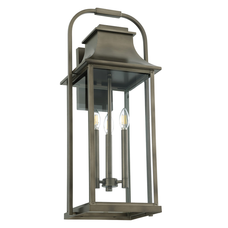 Hines Hill 28" Exterior Wall Sconce - Forged Bronze