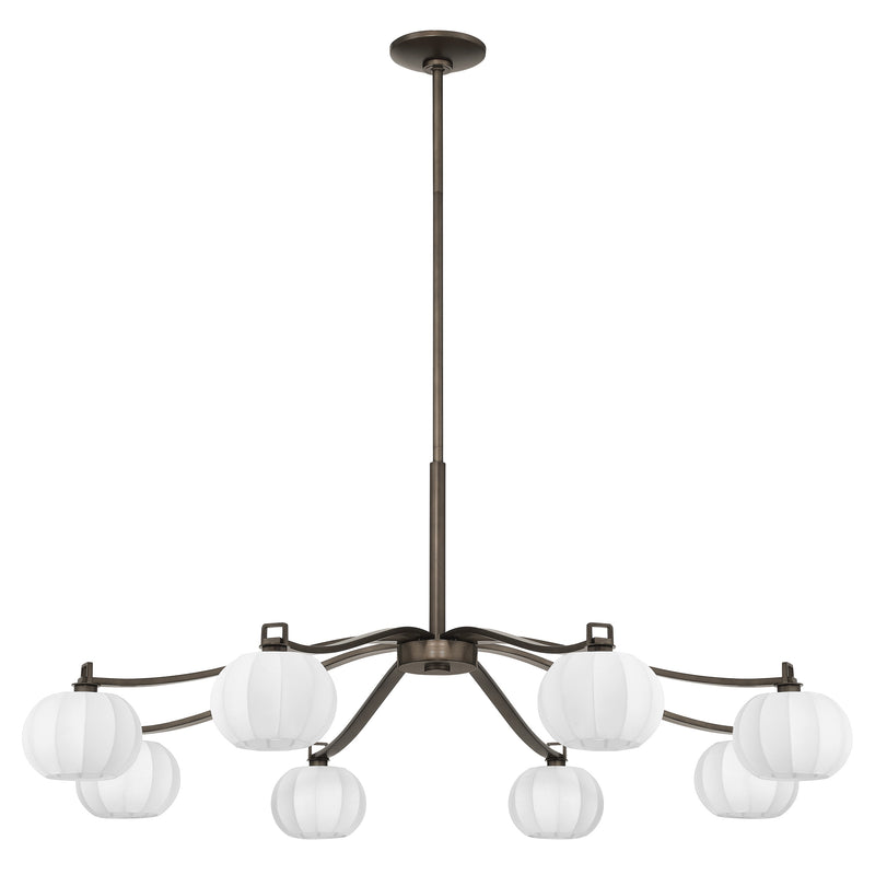 Andon 48" Chandelier - Forged Bronze