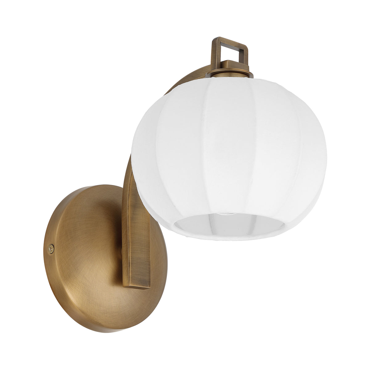 Andon 8" Wall Sconce - Natural Brass