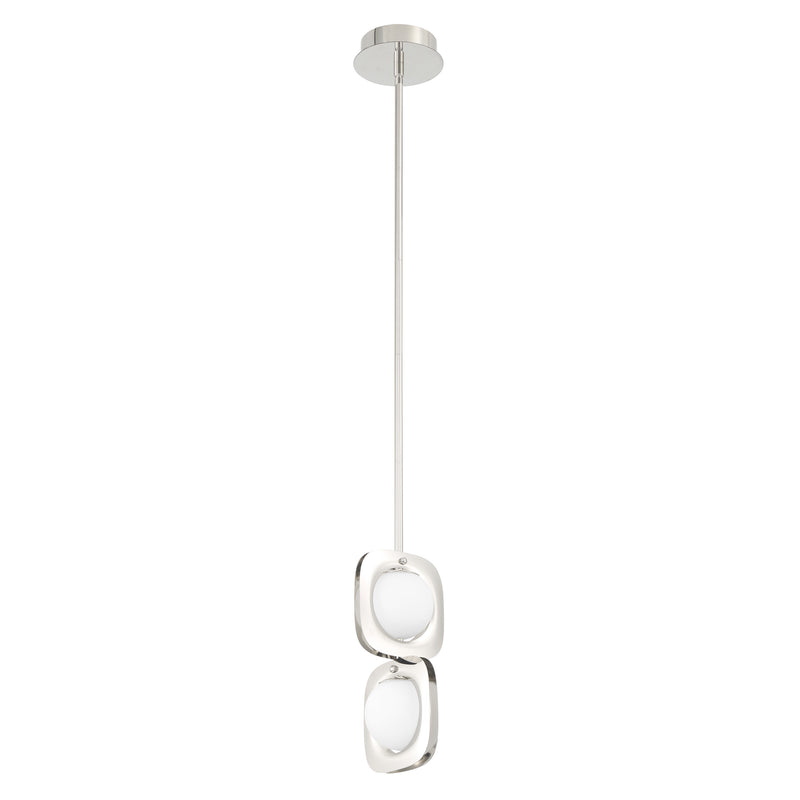 Reiner 6" 5CCT LED Pendant Light - Polished Nickel