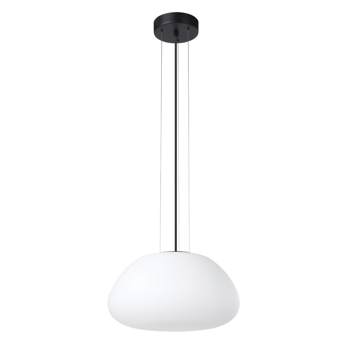 Balmes 16" Pendant Light - Textured Black