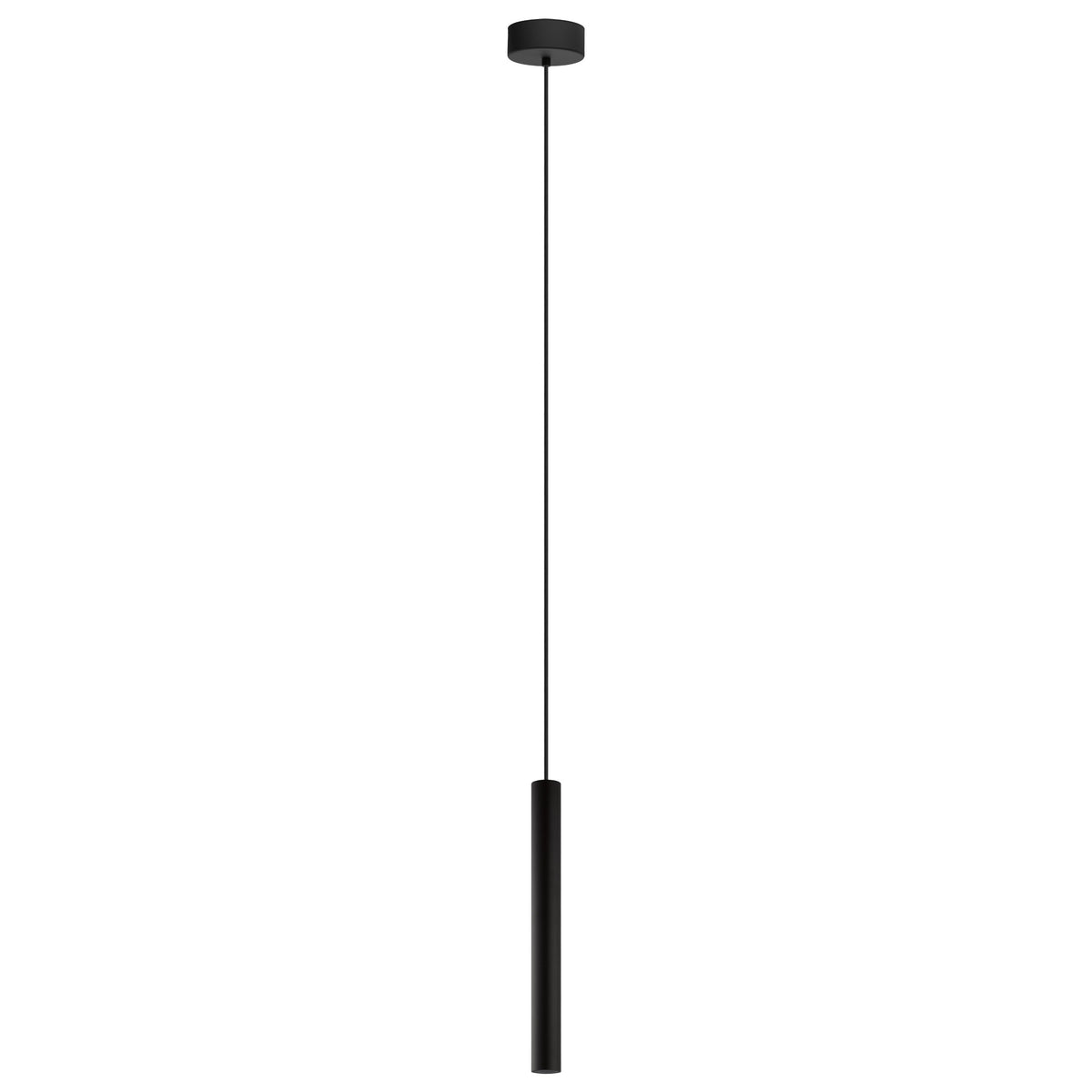 Tortoreto 1" Small LED Pendant Light - Textured Black