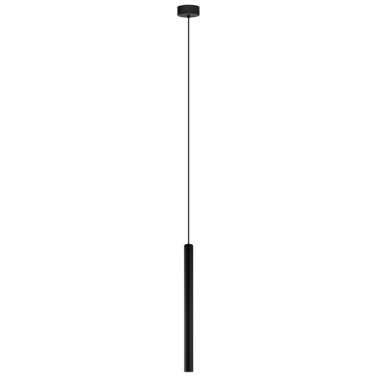 Tortoreto 1" Large LED Pendant Light - Textured Black
