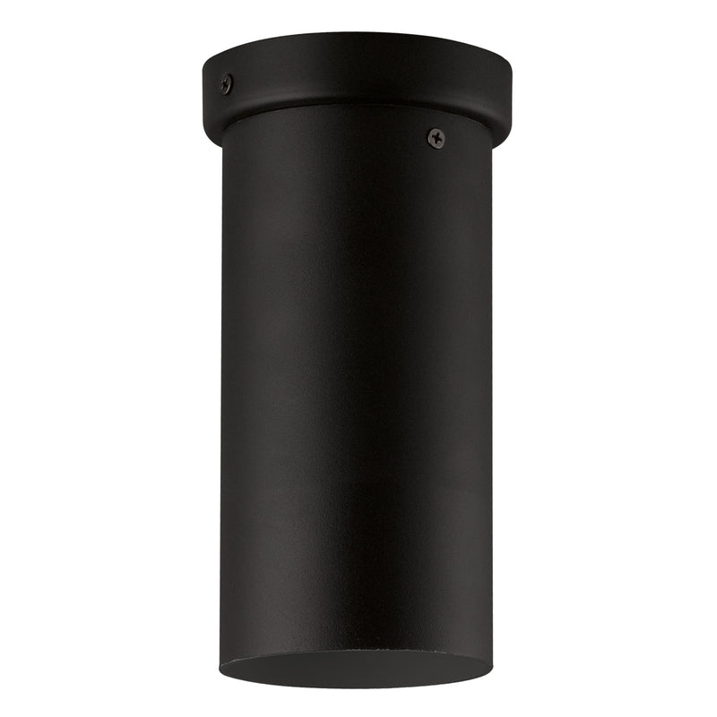 Tortoreto 4" Small Flush Mount - Textured Black