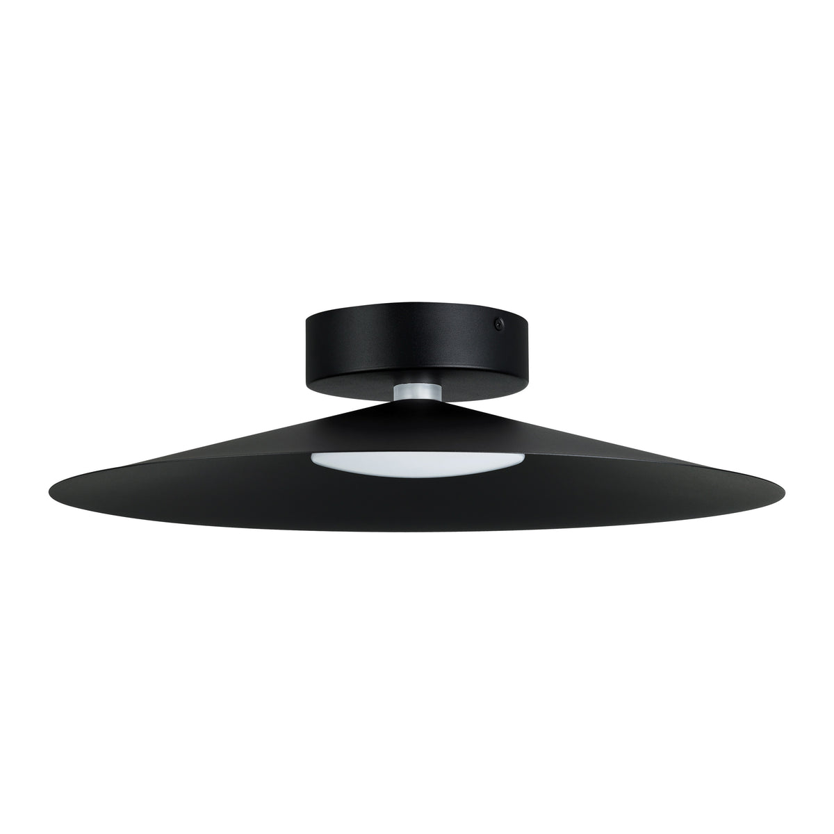 Conomavilla 17" 3CCT LED Flush Mount - Textured Black