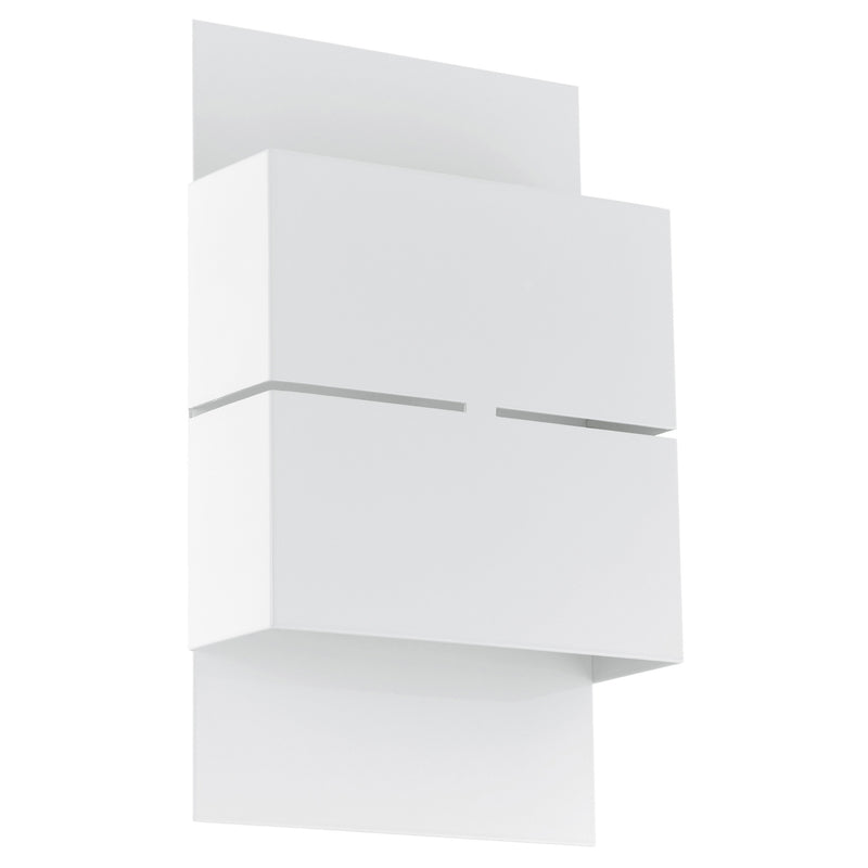 Kibea 10" LED Exterior Wall Sconce - Textured White