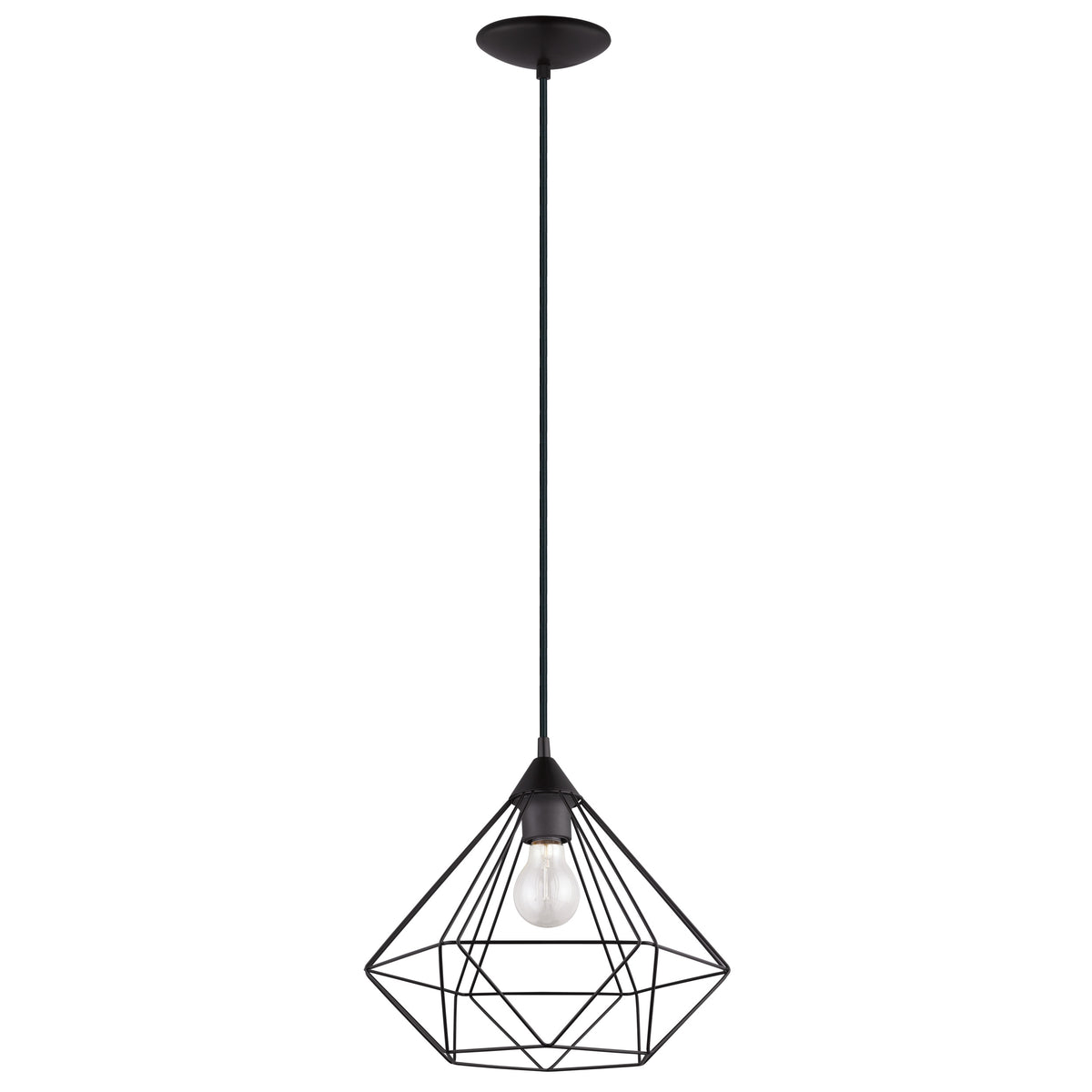Tarbes 13" Pendant Light - Matte Black