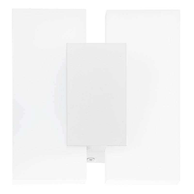 Metrass 2 8" LED Wall Sconce - Textured White