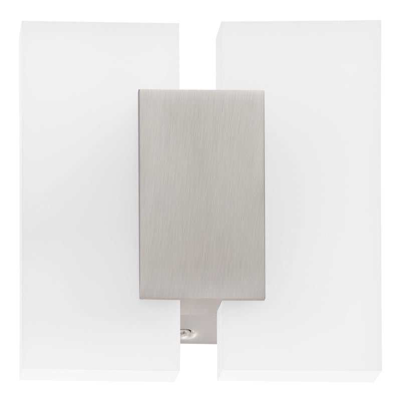 Metrass 2 8" LED Wall Sconce - Brushed Nickel