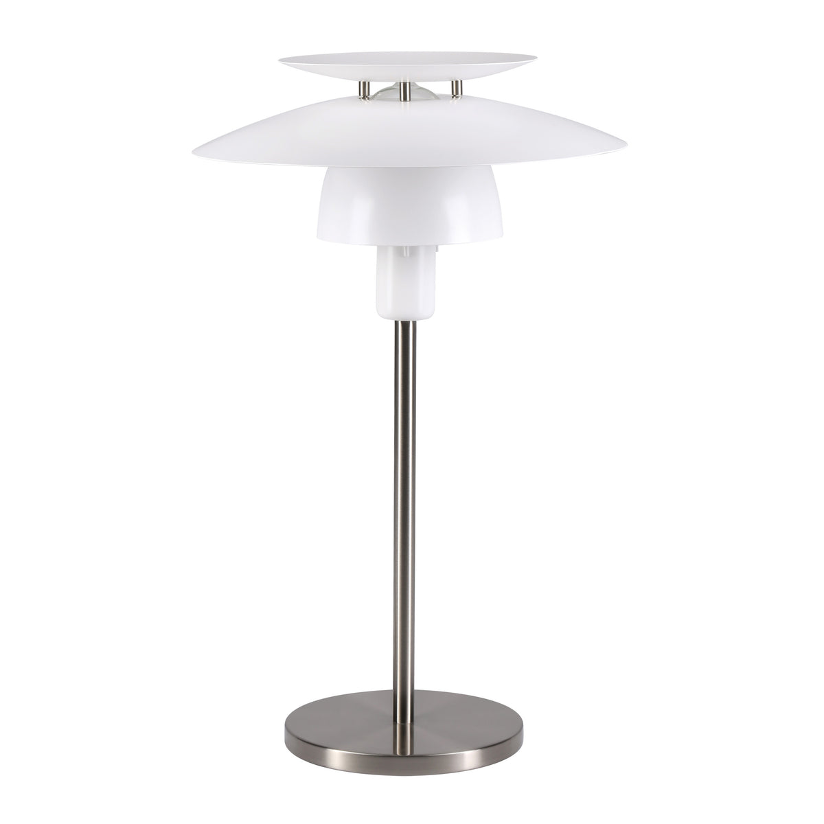 Brenda 20" Table Lamp - Brushed Nickel